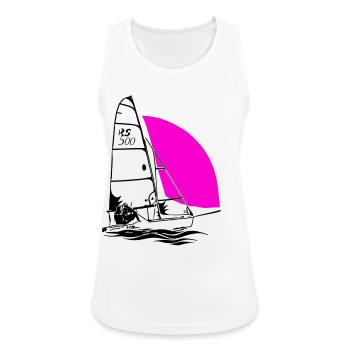 RS 500 Régate de dériveurs à voile voile de couleur - Débardeur respirant Femme - blanc - Devant - Zoe (177cm)