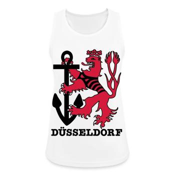 Duesseldorf Dusseldorf Düsseldorf loewe sailor - Women's Breathable Tank Top - white - Front - Zoe (177cm)