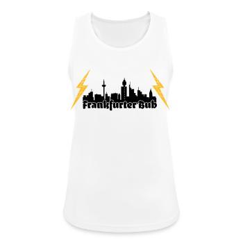 Frankfurter Bub ffm skyline - Frauen Tank Top atmungsaktiv - Weiß - Vorne - Zoe (177cm)
