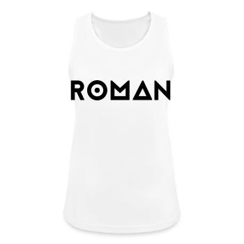 First name Roman - Women's Breathable Tank Top - white - Front - Zoe (177cm)