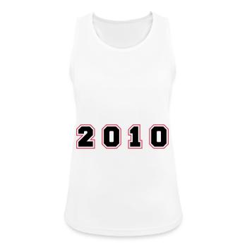 Numéro de l’année 2010 - Débardeur respirant Femme - blanc - Devant - Zoe (177cm)