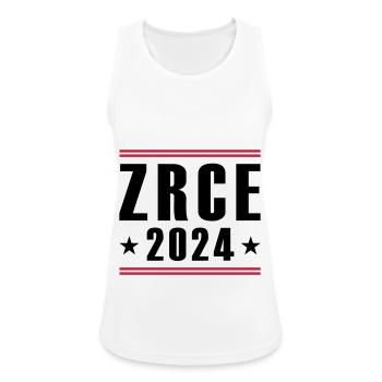 Zrce 2024 - Frauen Tank Top atmungsaktiv - Weiß - Vorne - Zoe (177cm)