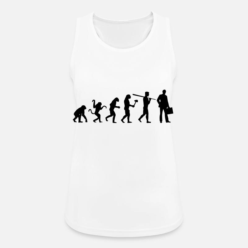 BUSINESS EVOLUTION! - Women's Breathable Tank Top - white