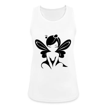 Fairy - Women's Breathable Tank Top - white - Front - Zoe (177cm)