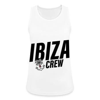 Ibiza Crew Anchor Palm Tree Heart Love - Women's Breathable Tank Top - white - Front - Zoe (177cm)