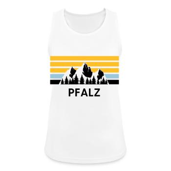 Regenbogen Landschaft - Frauen Tank Top atmungsaktiv - Weiß - Vorne - Zoe (177cm)