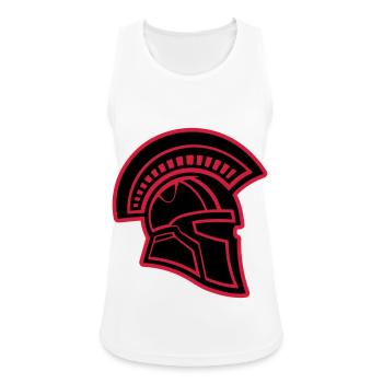 Spartan Head Warrior Sparta Helmet - Women's Breathable Tank Top - white - Front - Zoe (177cm)