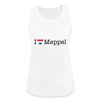 I love Meppel - Women's Breathable Tank Top - white - Front - Zoe (177cm)