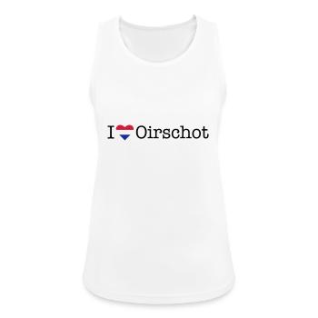 I love Oirschot - Women's Breathable Tank Top - white - Front - Zoe (177cm)