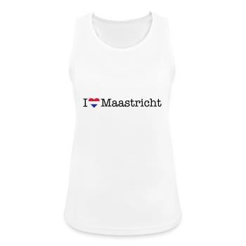 I love Maastricht - Women's Breathable Tank Top - white - Front - Zoe (177cm)