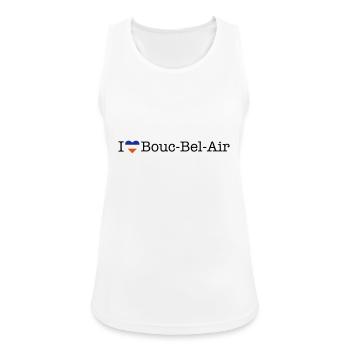 I love Bouc Bel Air - Frauen Tank Top atmungsaktiv - Weiß - Vorne - Zoe (177cm)