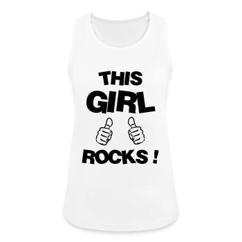 Woman Frau Femme Girl Fille Mädchen Wife - Women's Breathable Tank Top - white - Front - Zoe (177cm)