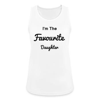 Daughter - Frauen Tank Top atmungsaktiv - Weiß - Vorne - Zoe (177cm)