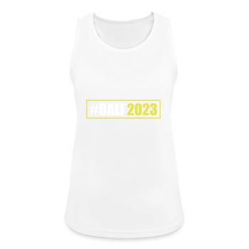 Bali 2023 - Débardeur respirant Femme - blanc - Devant - Zoe (177cm)