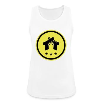 Pistole Symbol - Frauen Tank Top atmungsaktiv - Weiß - Vorne - Zoe (177cm)