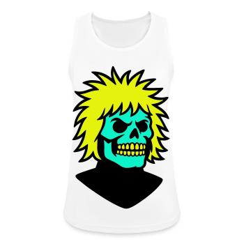 Skullman with a cool hairstyle - Women's Breathable Tank Top - white - Front - Zoe (177cm)
