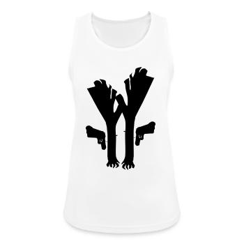 Lauch Fiction - Frauen Tank Top atmungsaktiv - Weiß - Vorne - Zoe (177cm)