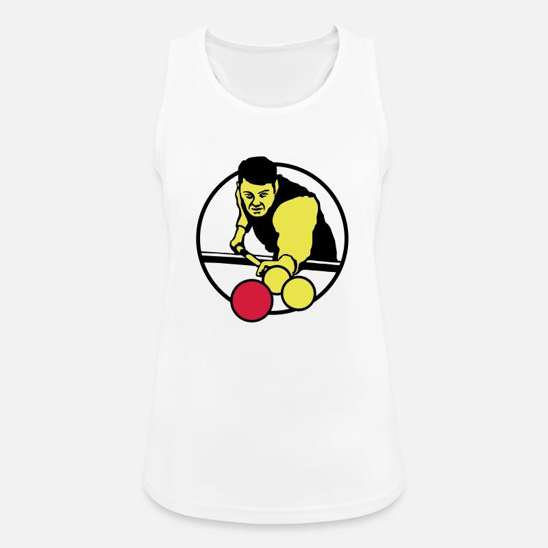 karambol_billard - Women's Breathable Tank Top - white