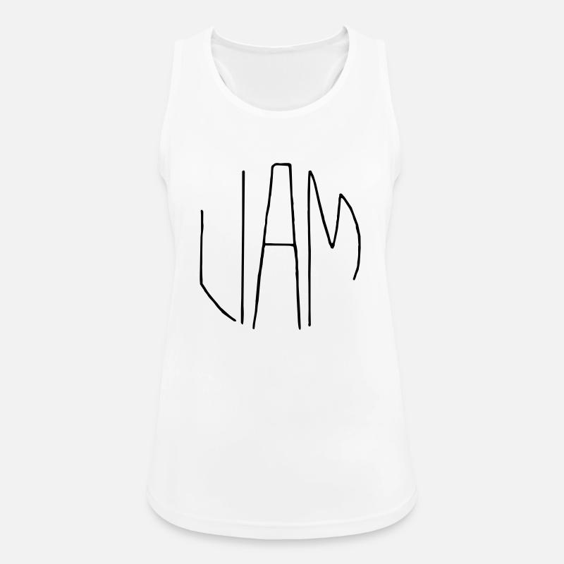 Liam - Women's Breathable Tank Top - white