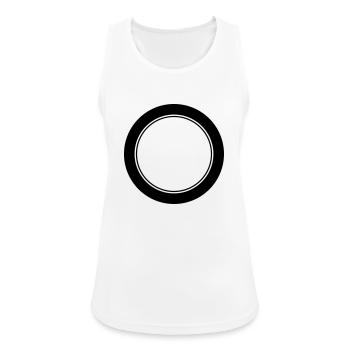 Logo / / Anniversary Emblem / / team / / Club - Women's Breathable Tank Top - white - Front - Zoe (177cm)