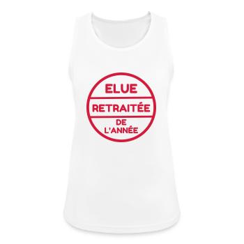 Retirement Retired Ruhestand Retraite Retraitée - Women's Breathable Tank Top - white - Front - Zoe (177cm)