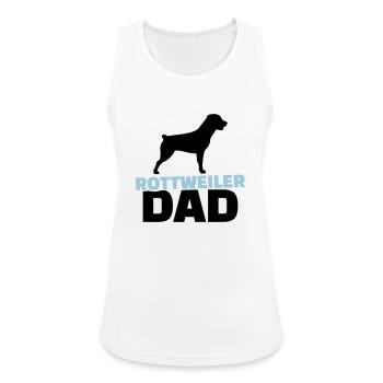 Rottweiler - Frauen Tank Top atmungsaktiv - Weiß - Vorne - Zoe (177cm)