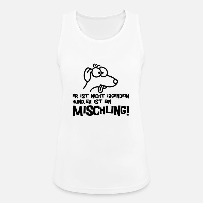 Mongrel - Women's Breathable Tank Top - white