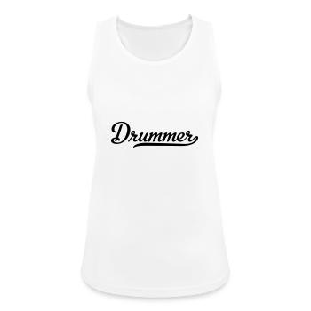 drummer - Women's Breathable Tank Top - white - Front - Zoe (177cm)