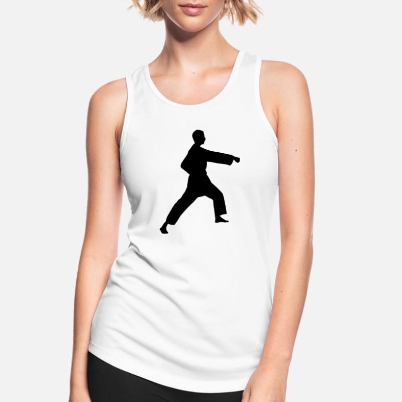 Punsch Karate oder Teakwondo Punsch Frauen Tank Top atmungsaktiv