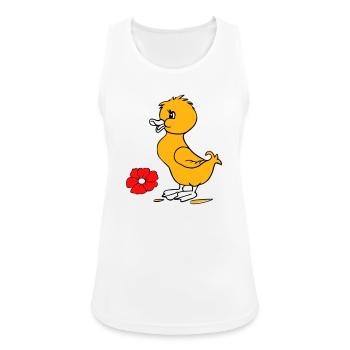 Easter chicks Happy Easter - Women's Breathable Tank Top - white - Front - Zoe (177cm)
