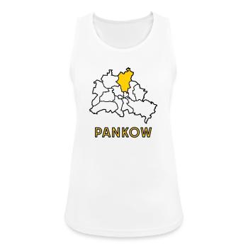 PANKOW, a district of Berlin - Women's Breathable Tank Top - white - Front - Zoe (177cm)