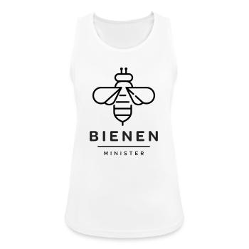 Bienenminister_ZW - Women's Breathable Tank Top - white - Front - Zoe (177cm)