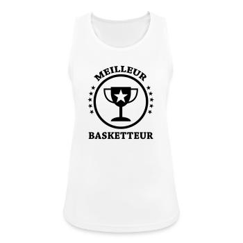 Best Basketball Player - Women's Breathable Tank Top - white - Front - Zoe (177cm)