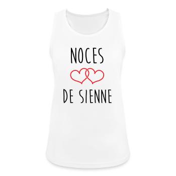 Wedding of Siena 74 years of marriage - Women's Breathable Tank Top - white - Front - Zoe (177cm)