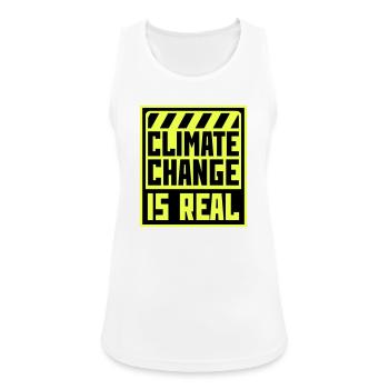 Climate Change Is Real Climate Change Science - Women's Breathable Tank Top - white - Front - Zoe (177cm)