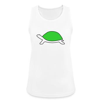 Turtle - Women's Breathable Tank Top - white - Front - Zoe (177cm)