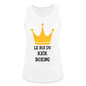 Kickboxing / Kickboxer / Kick Boxing / Kick Boxer - Women's Breathable Tank Top - white - Front - Zoe (177cm)