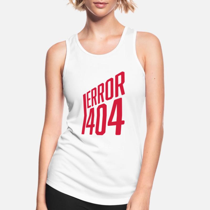 Code Fehler Error 404 Frauen Tank Top atmungsaktiv