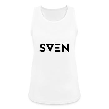 First name Sven - Women's Breathable Tank Top - white - Front - Zoe (177cm)
