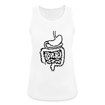 doctor_intestine_d1 - Women's Breathable Tank Top - white - Front - Zoe (177cm)