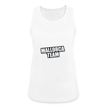 Mallorca Team Reisen Urlaub - Frauen Tank Top atmungsaktiv - Weiß - Vorne - Zoe (177cm)