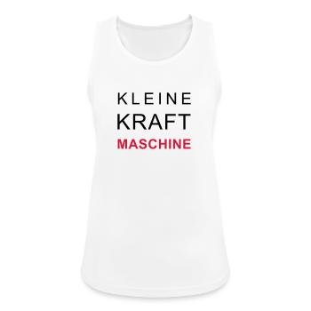 kleine kraftmaschine - Frauen Tank Top atmungsaktiv - Weiß - Vorne - Zoe (177cm)
