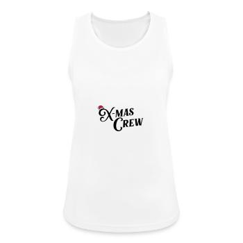 X-Mas Crew - Women's Breathable Tank Top - white - Front - Zoe (177cm)
