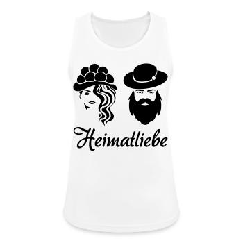 Schwarzwald Heimatliebe - Frauen Tank Top atmungsaktiv - Weiß - Vorne - Zoe (177cm)