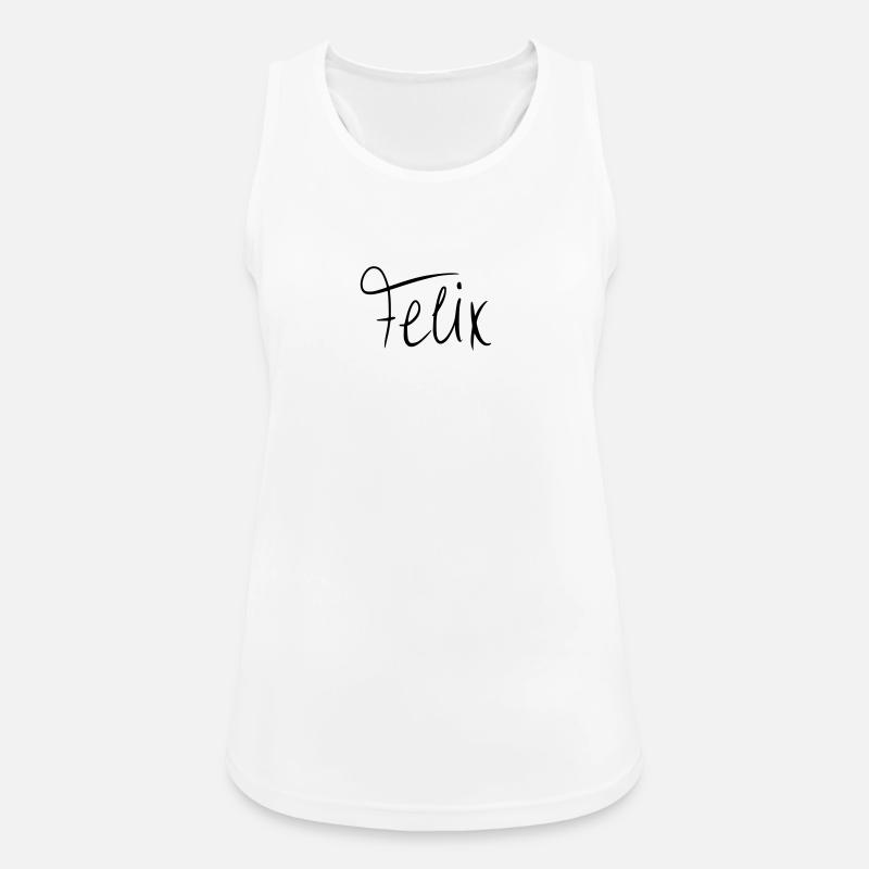 Felix - Women's Breathable Tank Top - white