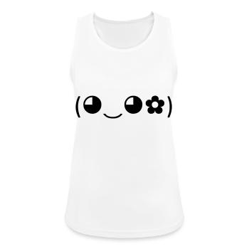 Blooming joy! 🌸 - Women's Breathable Tank Top - white - Front - Zoe (177cm)