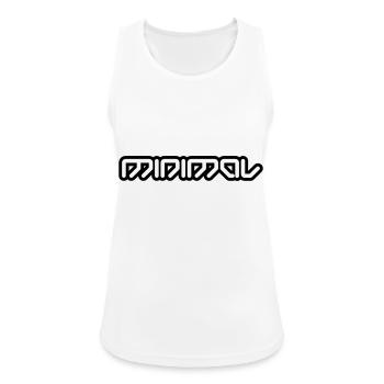 minimal - Women's Breathable Tank Top - white - Front - Zoe (177cm)