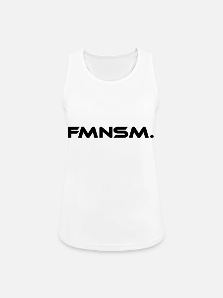 FMNSM Feminismus - Frauen Tank Top atmungsaktiv - Weiß