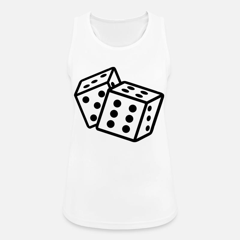 cube - Women's Breathable Tank Top - white
