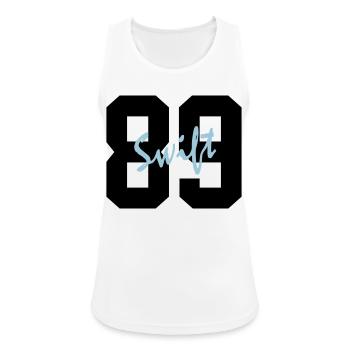 swift 89 - Women's Breathable Tank Top - white - Front - Zoe (177cm)